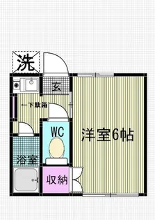 マリーナコーポ【2階】の間取り