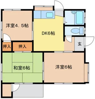 山口県宇部市大字東須恵【一戸建】の間取り