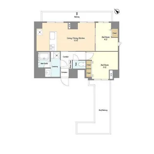 GRANSITE東大前【6階】の間取り