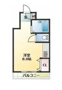 ハイツ栄【4階】の間取り