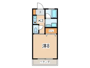 エクセルコート【2階】の間取り