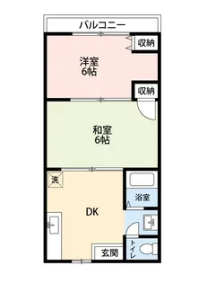 御領ハイツ【1階】の間取り