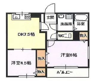 レセーナ【3階】の間取り