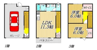 La Luce OSAKA Ovestの間取り