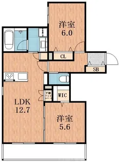 SERPIENTE【1階】の間取り
