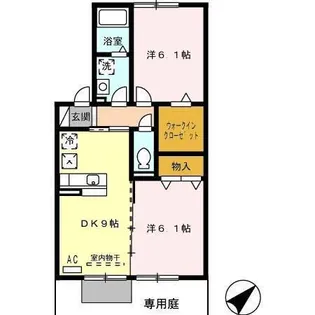 Trois Jours III【1階】の間取り