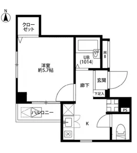 プレール・ドゥーク木場親水公園【2階】の間取り