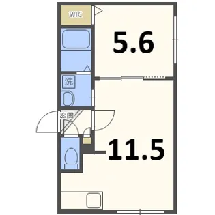 クチュールSA19【4階】の間取り