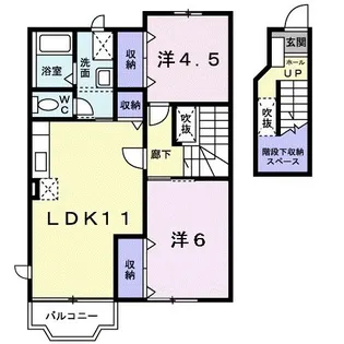 グリーンフェア【2階】の間取り