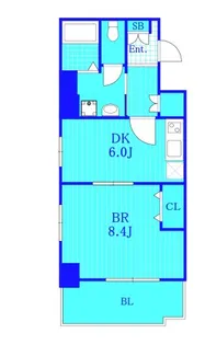 ロングウェル横濱【5階】の間取り