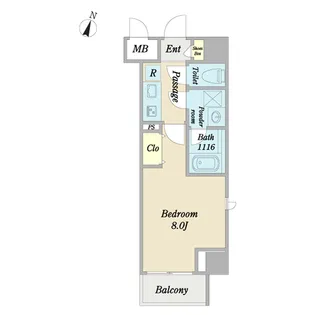 スターマーク【4階】の間取り