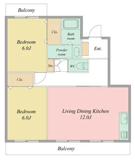 パラシオン・マルクIII【4階】の間取り