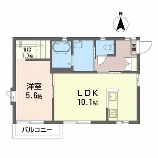 ドエルIII【2階】の間取り
