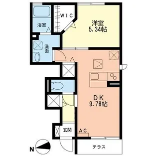 ソレアード【1階】の間取り