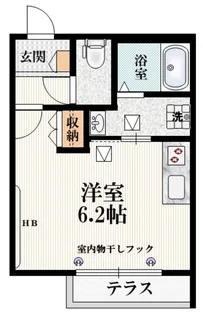 LUMIERE 西国立【1階】の間取り