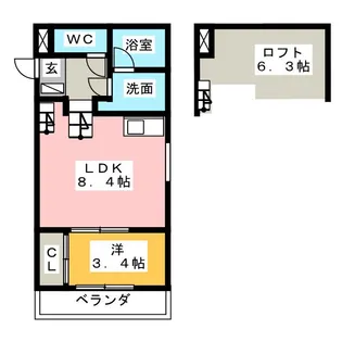 FAMILY STAGE 川名II【1階】の間取り