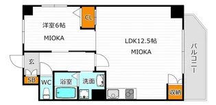 MonmaisonII【6階】の間取り