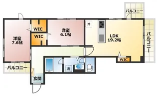 ソレアード泉【3階】の間取り