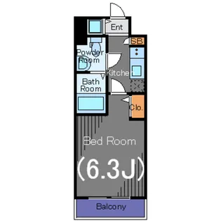グランド・ガーラ高輪【3階】の間取り