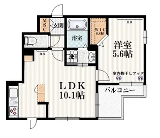 コージーヴィラ【1階】の間取り