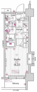 グランド・ガーラ横浜【5階】の間取り