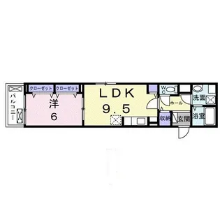 グルックパティオ高円寺【2階】の間取り
