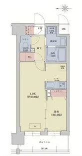リシュドール梅小路【8階】の間取り