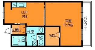 ソレアードリオン【3階】の間取り