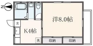 カーサユタカ【2階】の間取り