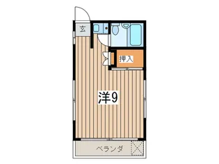 第二橘ハイツ【1階】の間取り