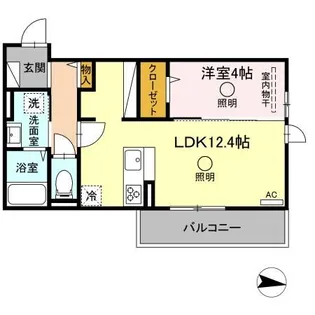 TSコート大津【3階】の間取り