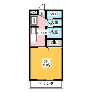 サープラスハイム【1階】の間取り