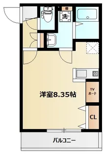 ミリアビタ飯山満【1階】の間取り