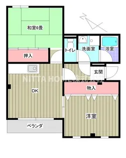 シティハウスCOZY【1階】の間取り
