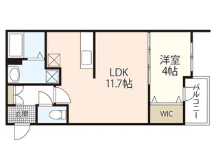 ル・シエル・ブルー【3階】の間取り