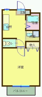サンハイムA【2階】の間取り