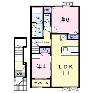 フリシュ【2階】の間取り
