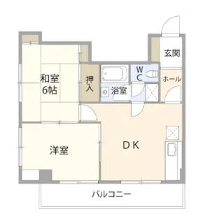 ロイヤル大和【3階】の間取り