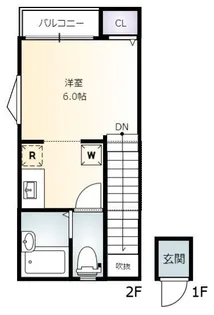 メルディア大久保【2階】の間取り