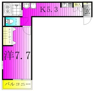 プリマカーサ【3階】の間取り