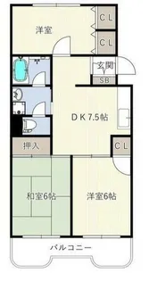 INOVE横濱長津田【2階】の間取り