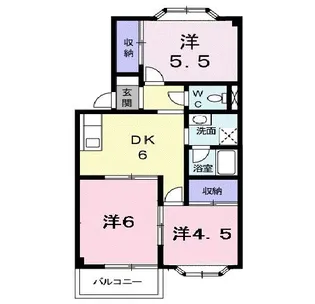 メゾンPrf【2階】の間取り