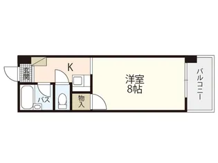 リマーカーブル己斐【5階】の間取り