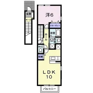 グランチェルトII【2階】の間取り
