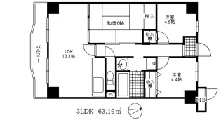 リメーン檜【11階】の間取り