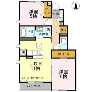 パブロハニー【1階】の間取り