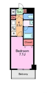モン・プラース【1階】の間取り