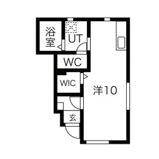 ル・メイユール尼沼B棟【1階】の間取り