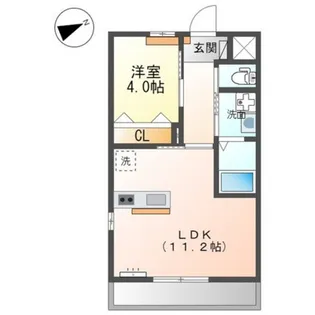 トゥールハート【2階】の間取り