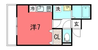 (仮称)北白川上池田町アパート【2階】の間取り